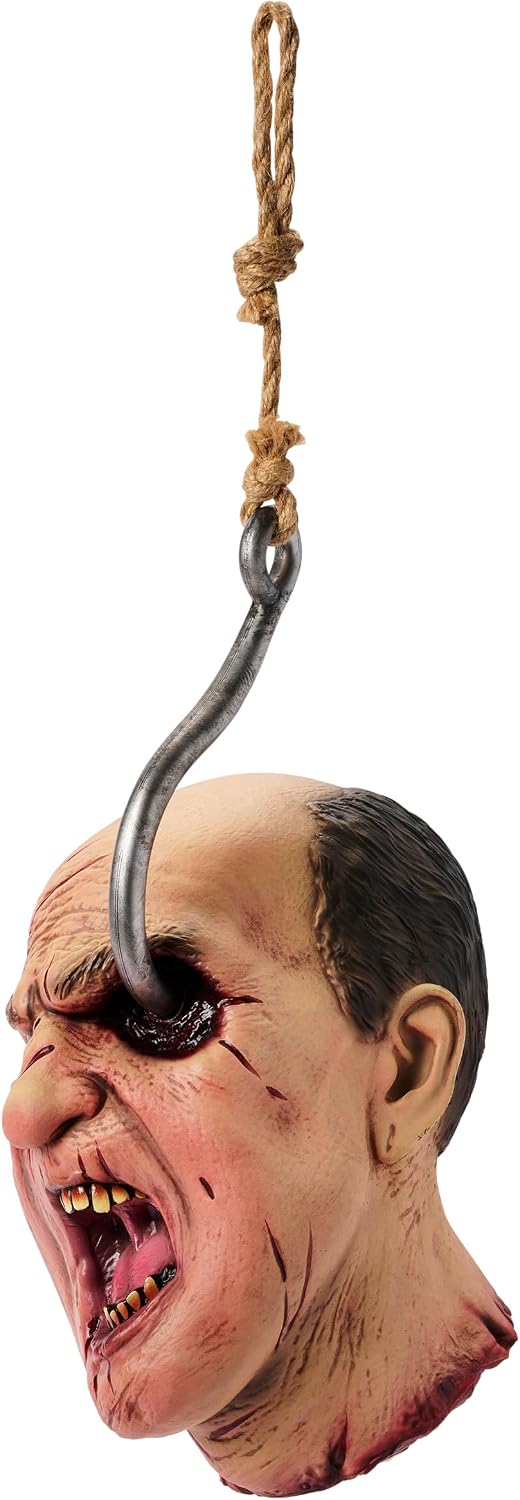 Spirit Halloween Hanging Hooked Head, Multicolor