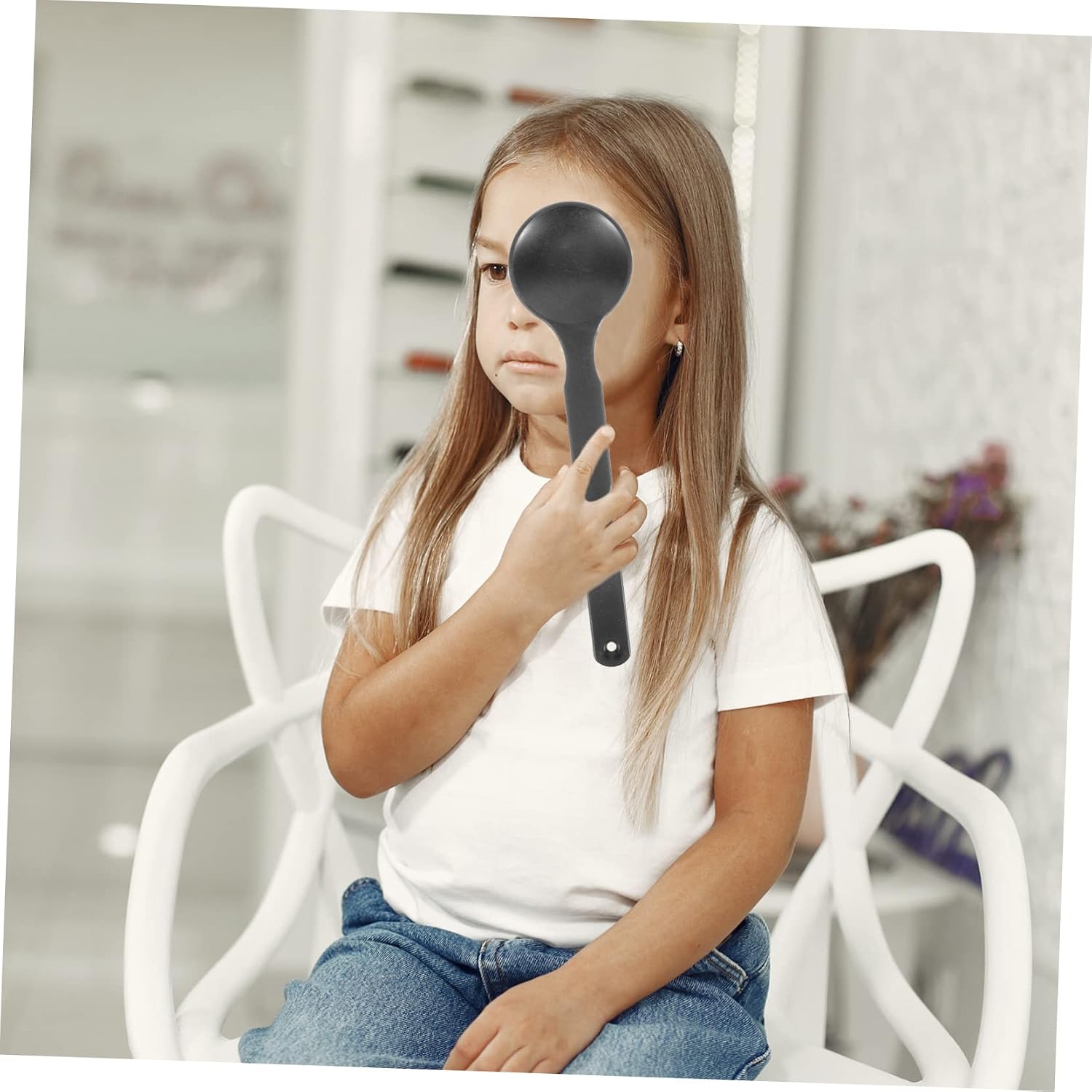 VALICLUD 3pcs Eye Occluder for Tests Plastic Eye Covers for Optometry Ergonomic Design -Skid Handle for Accurate Assessment