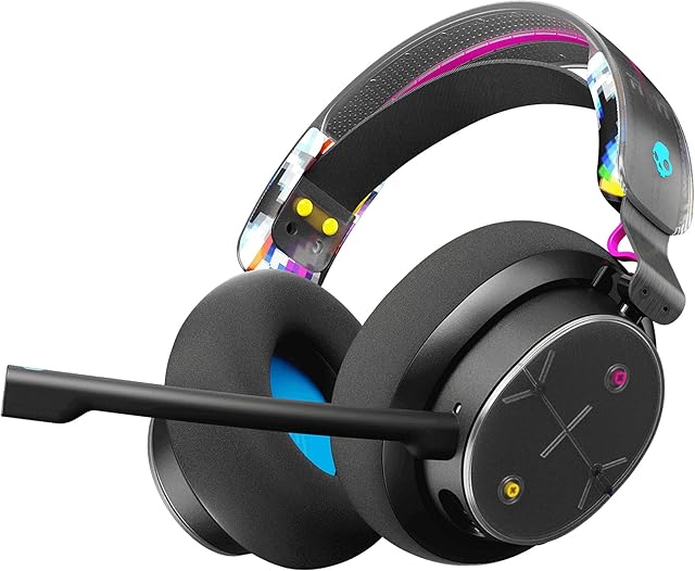 SKULLCANDY PLYR Wired/Wireless Over-Ear Gaming Headset for PC, Playstation, PS4, PS5, Xbox, Nintendo Switch - Black