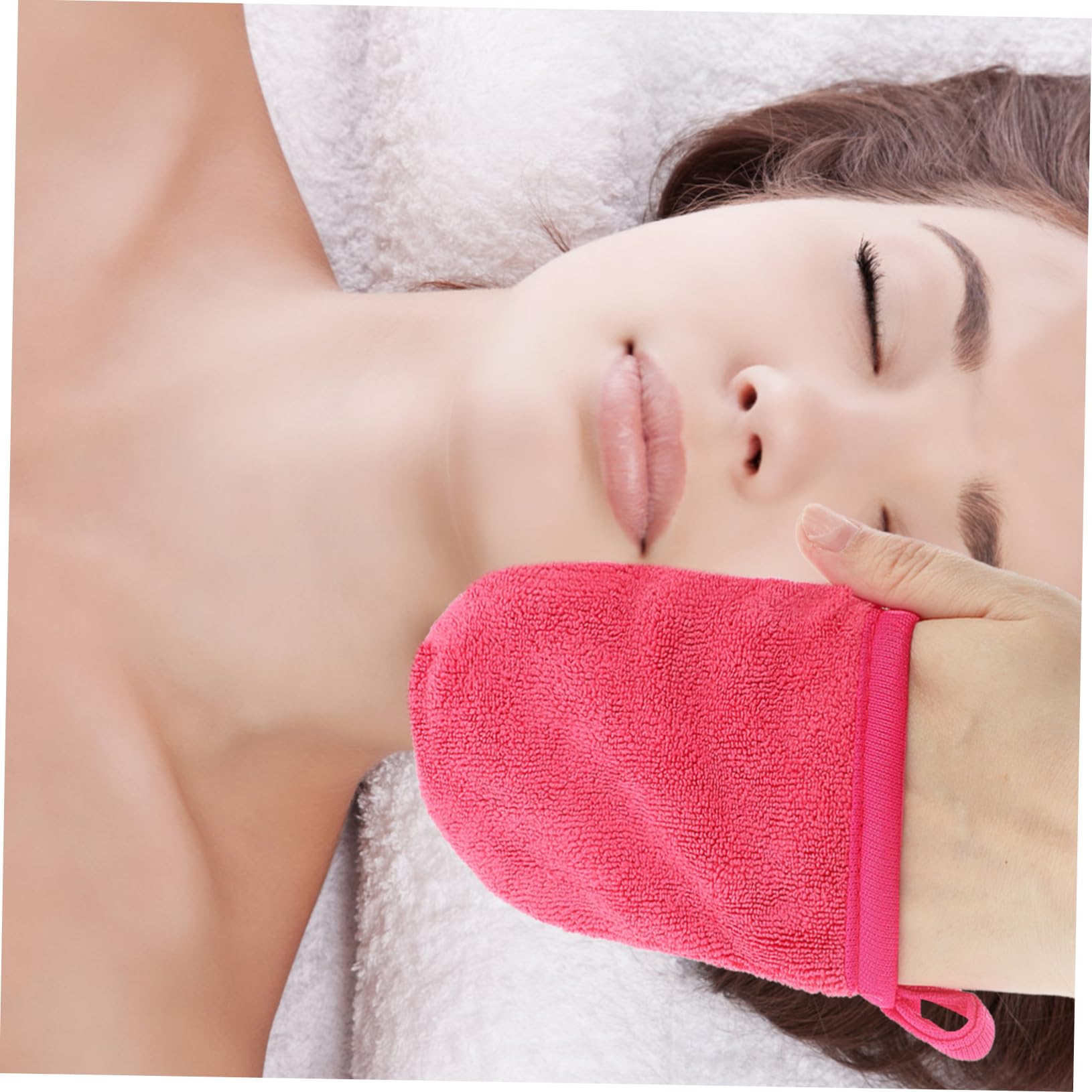 4 Sätze Waschhandschuhe Gesichtsreinigungstücher Für Das Gesicht Mikrofaser Fettige Schönheit Gesichtswäscher Gesichtsreinigungshandschuh Make Up Entferner 4 Stück * 4
