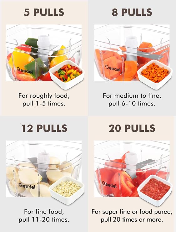Manual Food Chopper and Quick Chopper Bundle