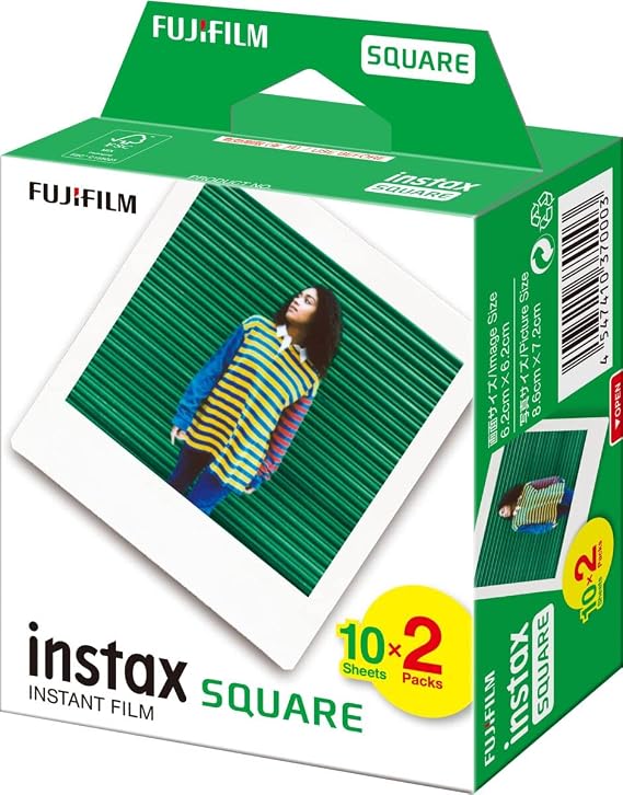 20 Li Film for Fujifilm Instax Square Sq1-Sq6-Sq10-Sq20