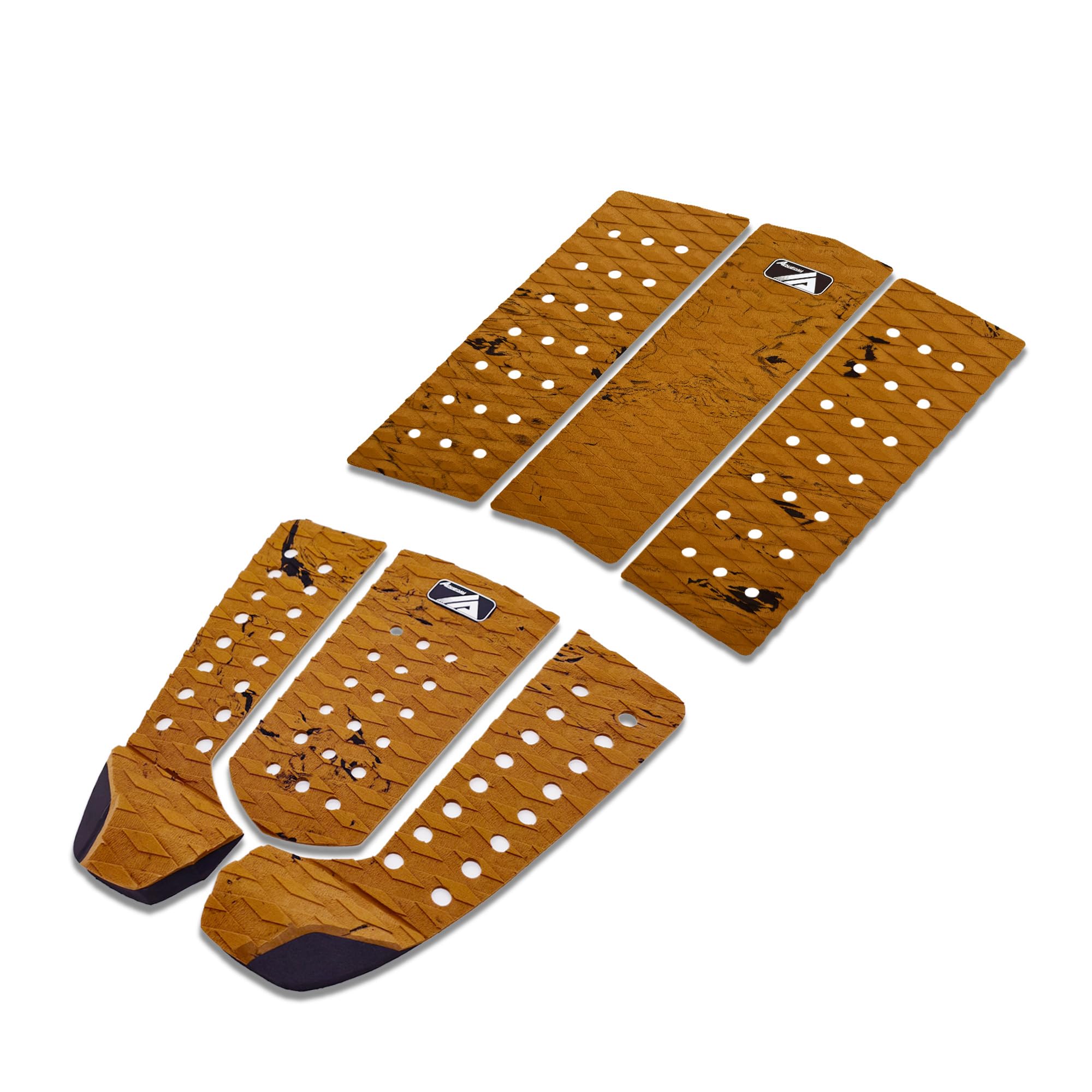 3 pezzi Stomp Pad Tavola da Surf EVA Traction Pad adesivo professionale Tail Pad / Si applica a tutte le tavole – tavole da surf, shortboard, longboard, skimboard/scelta di colori multipli