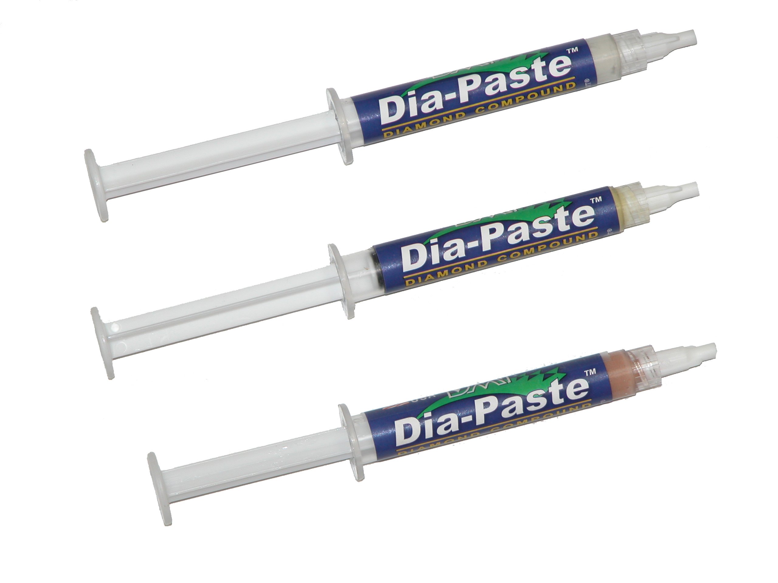 DMT Kit de pâte à polir Dia-Paste Diamond Compound à 1,3 et 6 microns, DPK