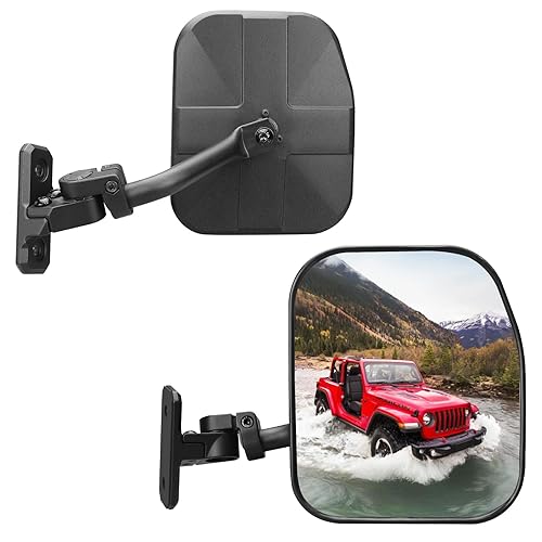 Wrangler Mirrors Doors Off Compatible with Wrangler JK TJ &