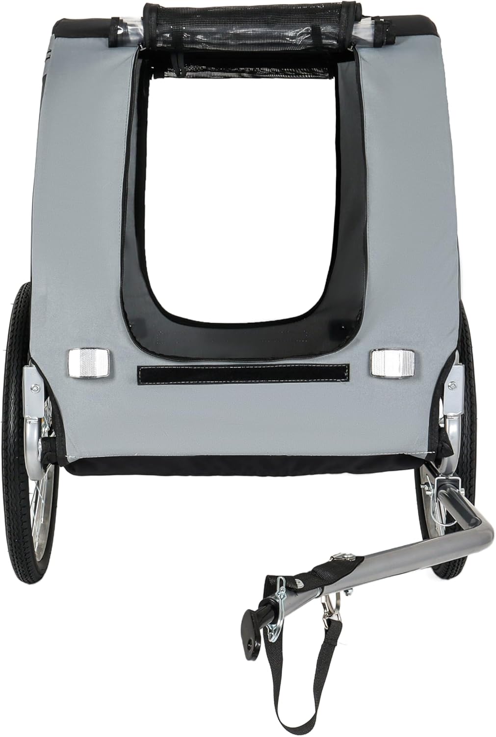 Large Dog Bike Trailer, Pet Cart Bicycle, All-Terrain Pet Carrier, Cargo Carrier, Durable Steel Frame for Travel, Cycling, Outdoor Adventures