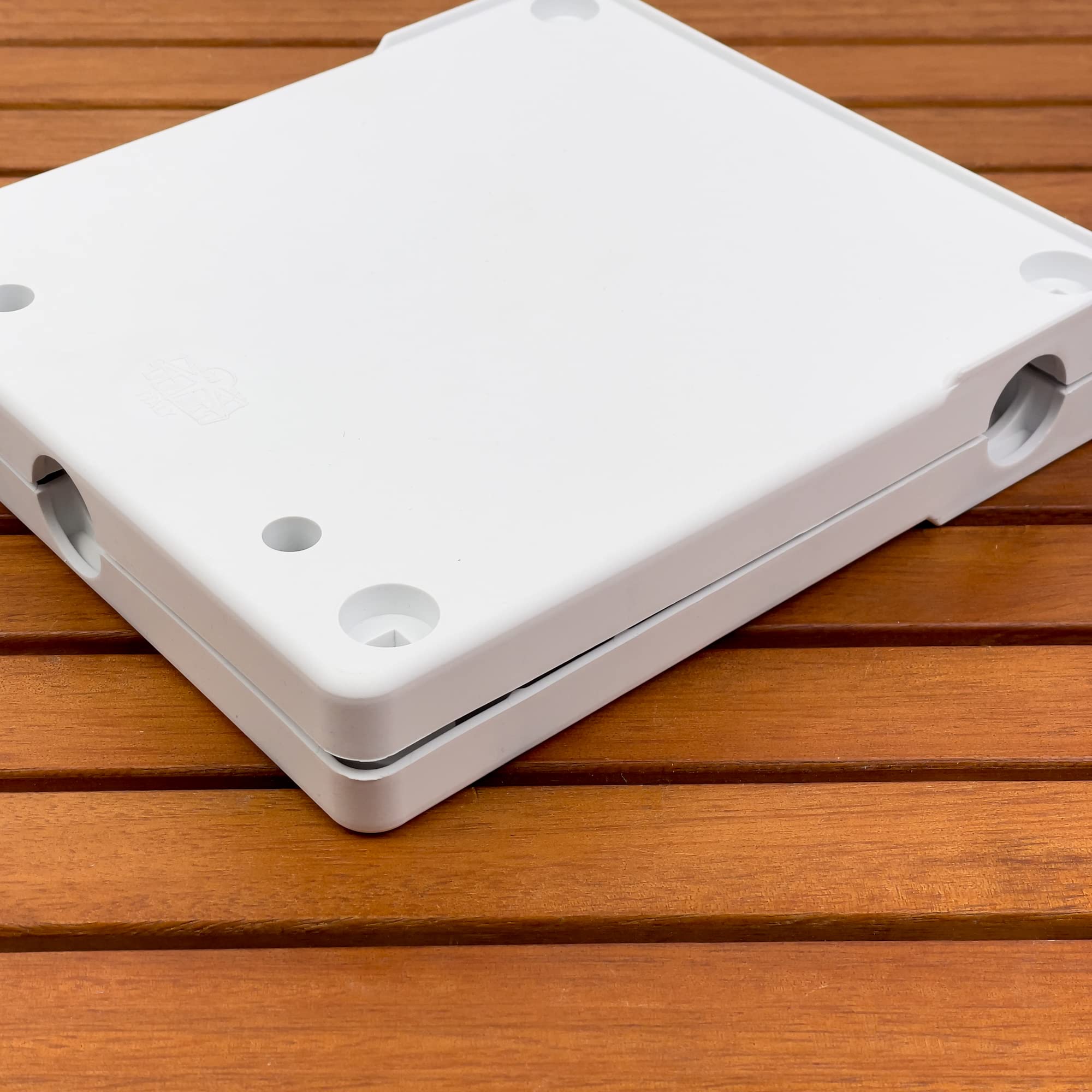 GATE14® Support pour moteur hors-bord en plastique blanc max. 30 kg Fixation au balcon