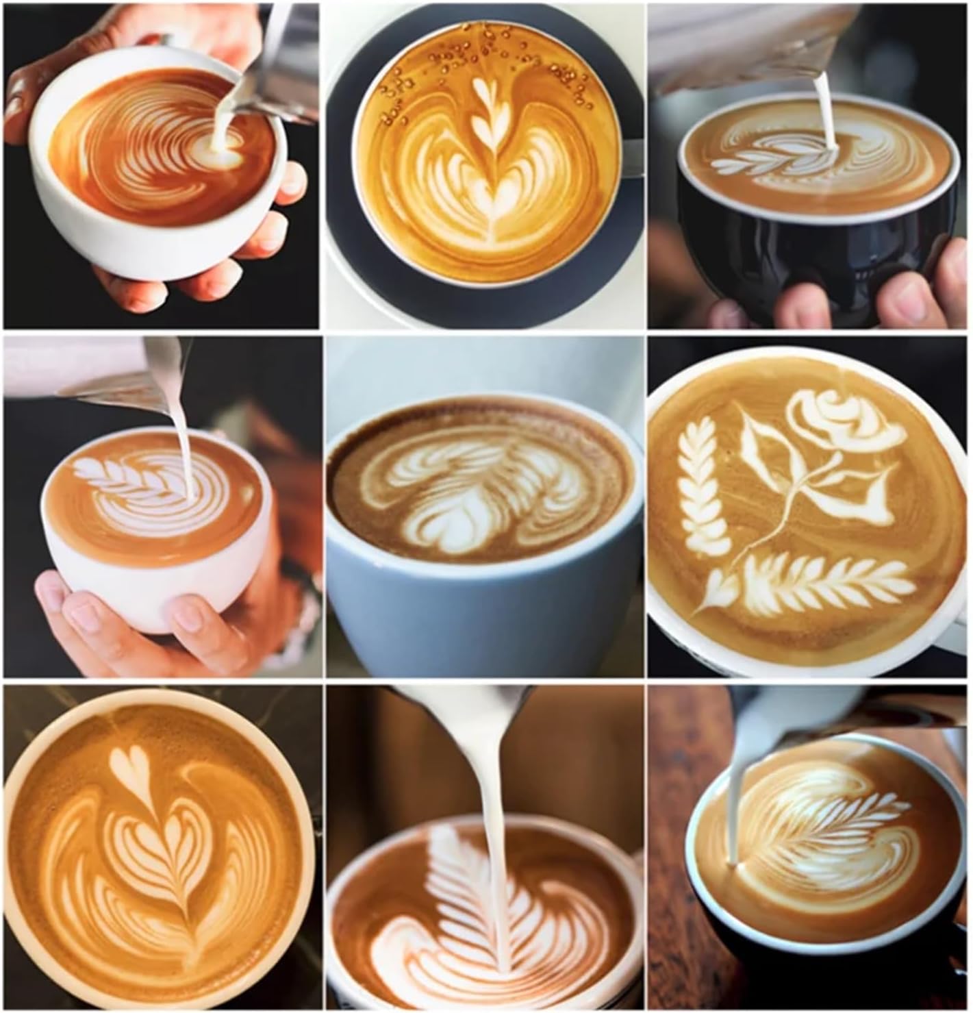 Stainless Steel Milk Frothing Pitcher Espresso Steaming Coffee Barista Latte Frother Cup Cappuccino Jug Cream Froth(350ml)