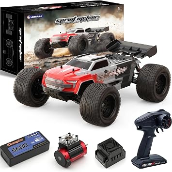 1/10 RC Cars for Adults, 4WD High Speed Remote Control Car RC Truck, All-Terrain Off-Road Remote Control Monster Truck, RC Drift Car 1/10 Truck with Gyro System, 70+km/h Top Speed - 1002