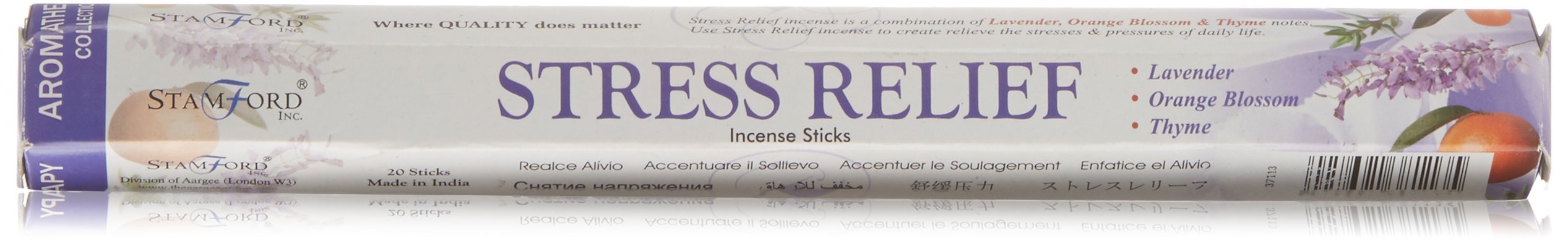 Incense Sticks 20 2 Packs Stamford Stress Relief Joss Long Burn Aroma Yoga Relax