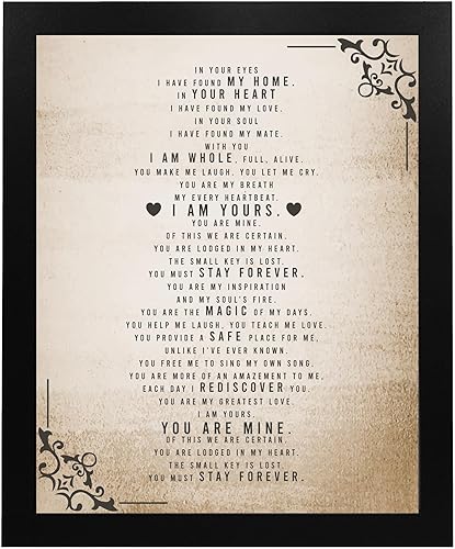 Miniatura 6 de I Have Found My Home- Romantic Love Poem Wall Art - Spiritual Love & Marriage Wall Decor Poster, Emotional Home Decor for Spouse, Partner,