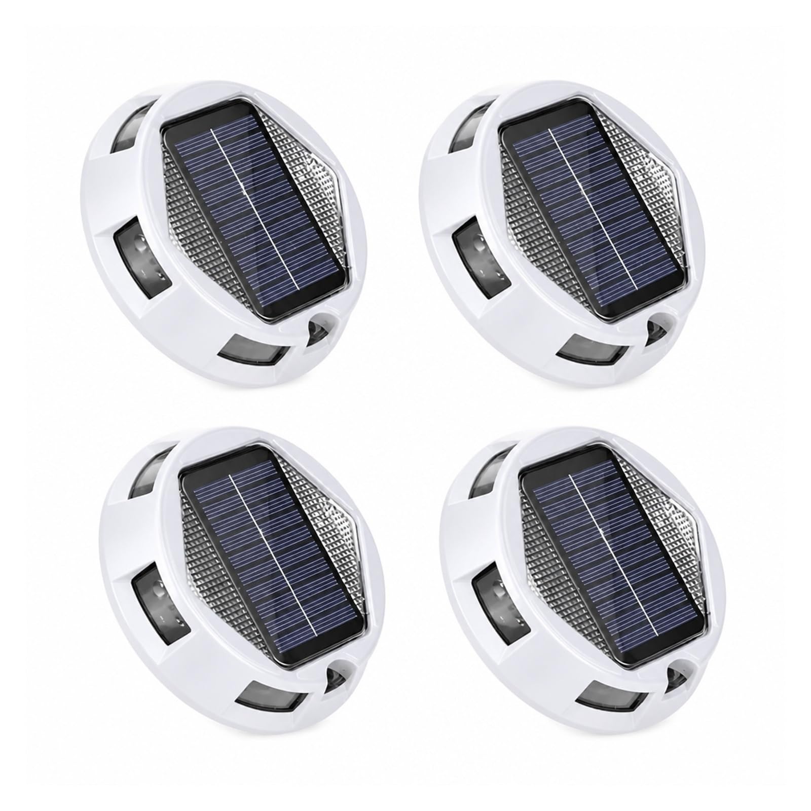 In Ground Lights, RGB Solar Floor Light Outdoor Landscape Lighting(4PCS)