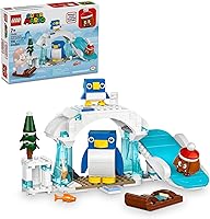 Vista 1 de LEGO Super Mario Penguin Family Snow Adventure - Juego de expansión para niños, incluye una figura de Goomba y pingüino bebé, regalo para jugadores