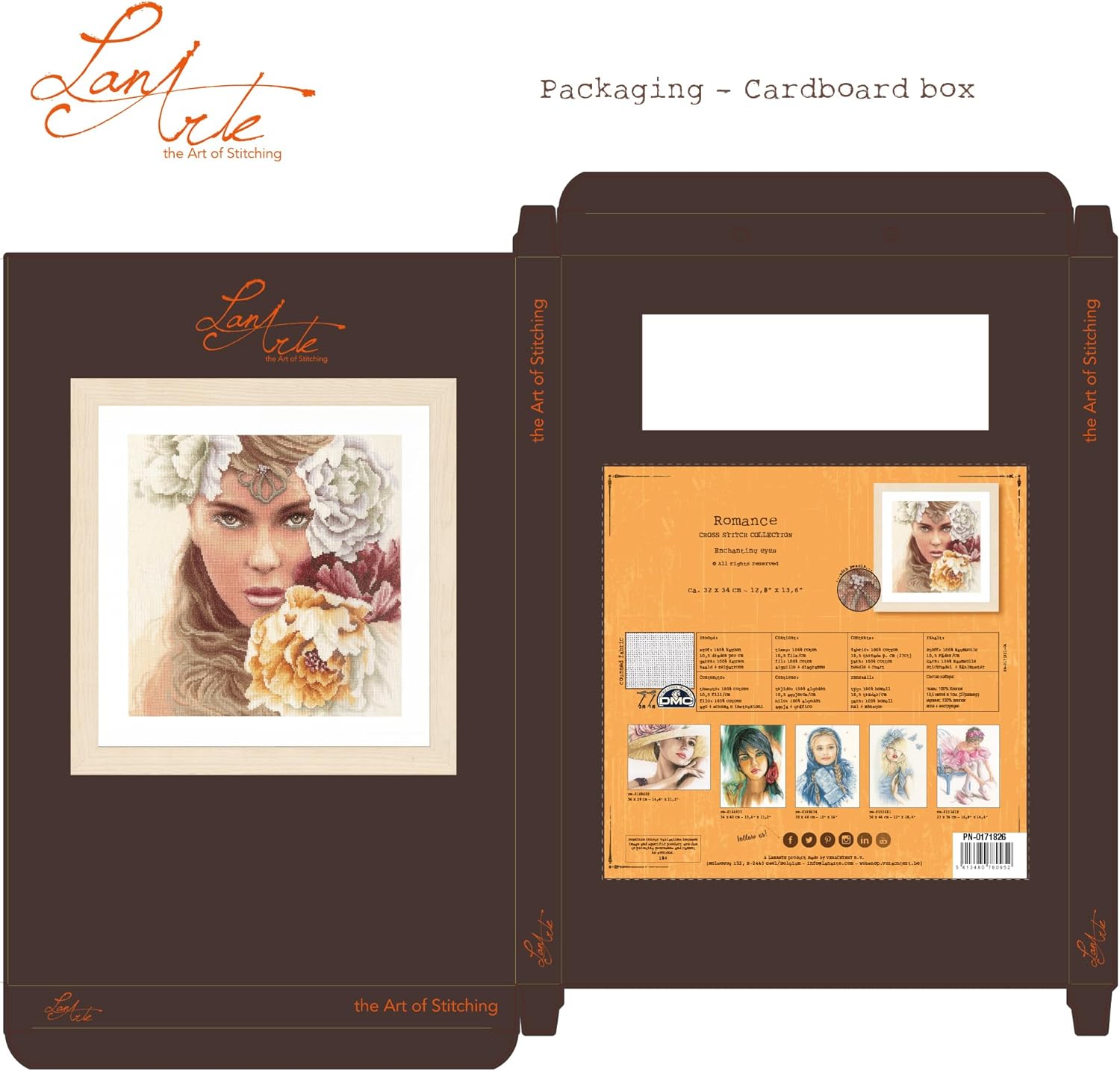 Lanarte Counted Cross Stitch Enchanting, N 32 x 34cm