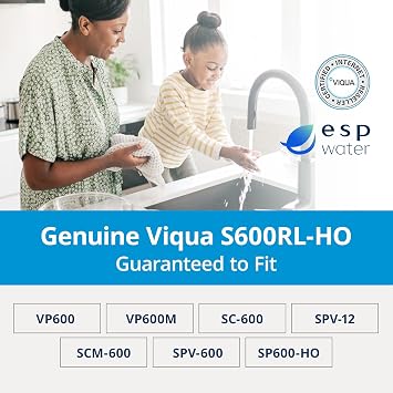 Viqua S600RL-HO Replacement UV Lamp for UVMax G GX Pro10 Pro20 Pro30 Systems 33 Inch High Output 4 Pin Lamp for Water Treatment Units