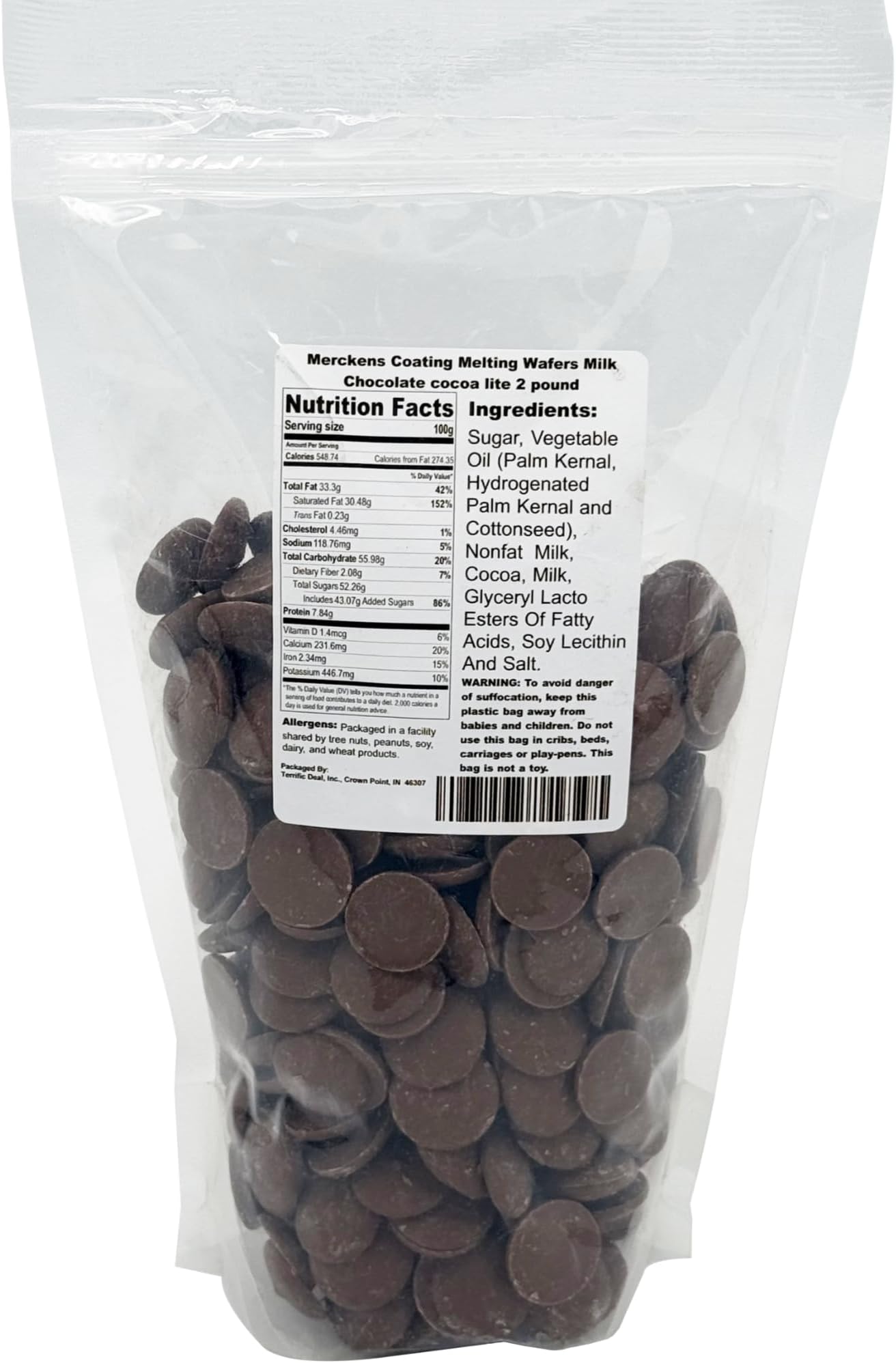 Merckens Milk Chocolate 2 Pounds