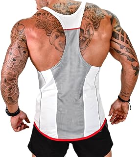 Men's Fitness Gym Muscle Cut Stringer Bodybuilding Workout Sleeveless Tank Top Shirts