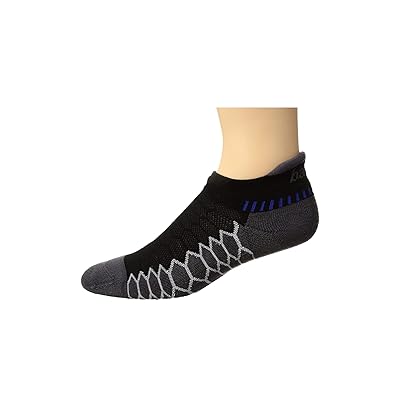 balega Silver Crew Cut Socks Shoes Black/Carbon