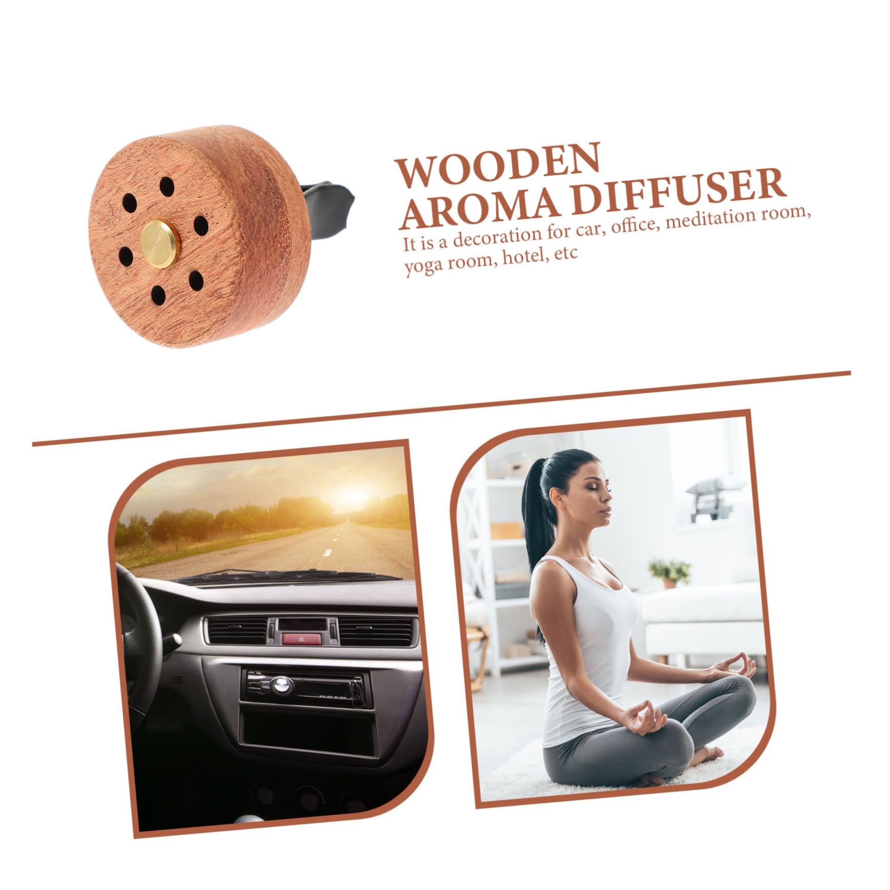 FRCOLOR 6stücke Auto Duftdiffusor Ätherische Öle Für Auto Und Büro Dekorativ Und Langlebig Für Schlafzimmer Meditation Yoga- Und
