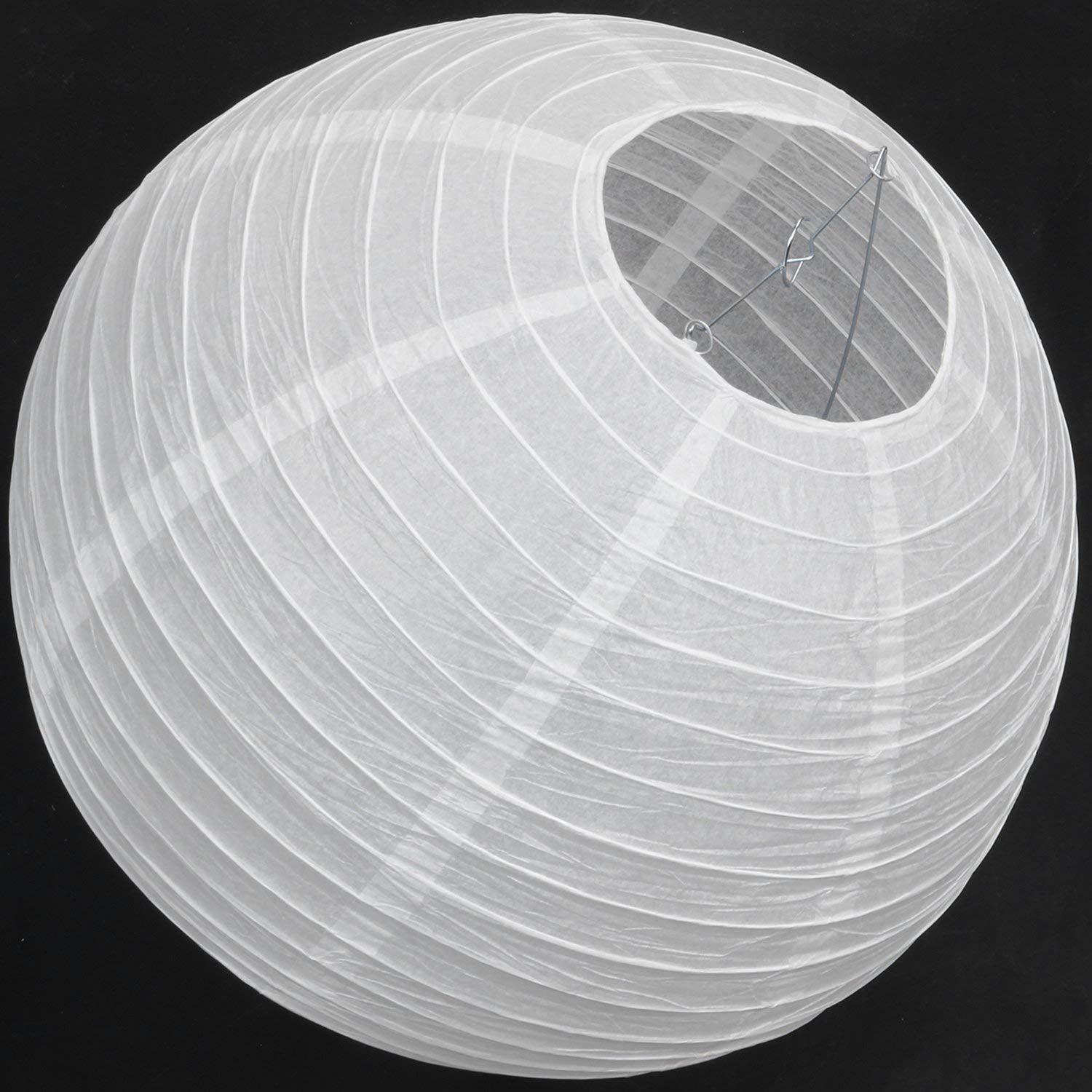 1 paralume giapponese in carta per feste e matrimoni, 40 cm, colore: bianco crema