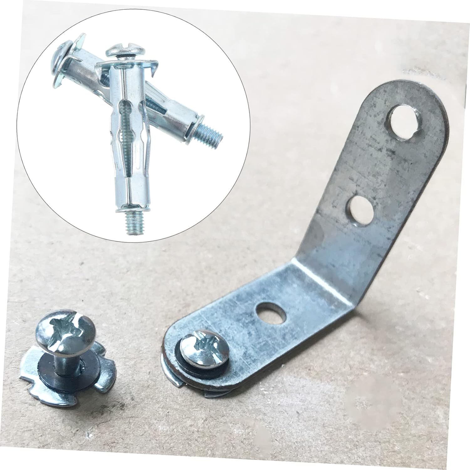 Steel Hollow Wall Anchors 4x38mm 20 Pack with Machine Screws