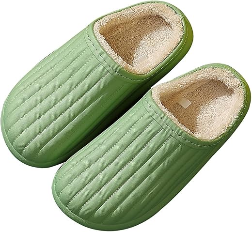 YHomU Soft Warm Casual Lightweight Winter Slides Unisex Waterproof Soft Lightweight Warm Casual Breathable House Sandals