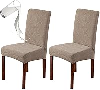 Vista 34 de Genina Fundas impermeables para sillas Parsons de comedor, fundas elásticas para sillas Parsons para comedor, cocina, funda protectora para silla