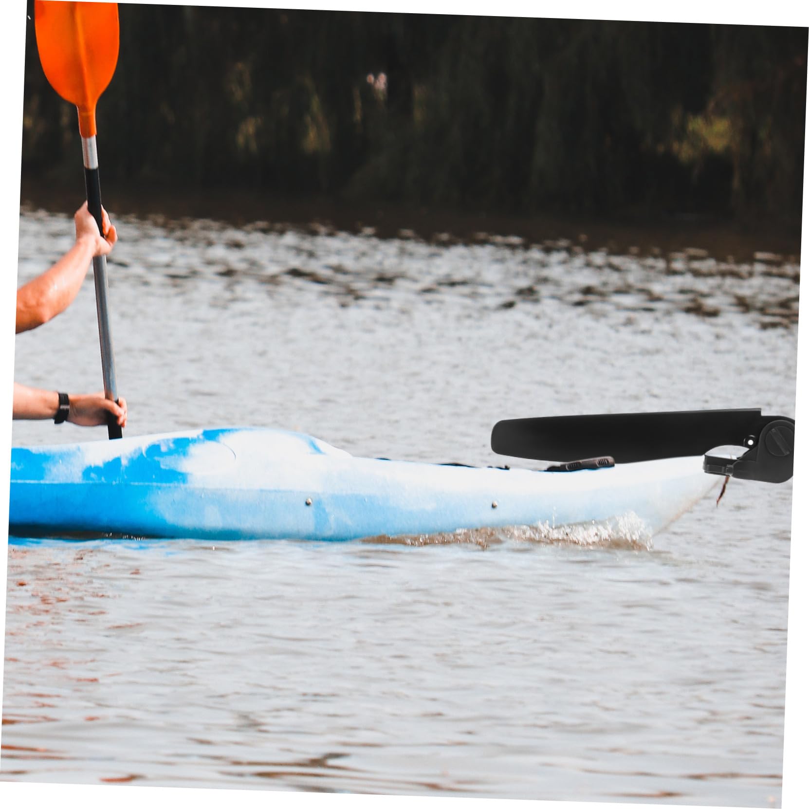 HEMOTON Timone Pedale per Kayak in Nylon e Acciaio Inossidabile Strumento per Controllo Direzione Accessorio per Kayak da Esterno