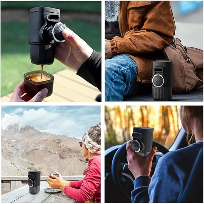 Cafetera Portátil para Cápsulas y Café Molido con 15 Bar de Presión miniatura 6