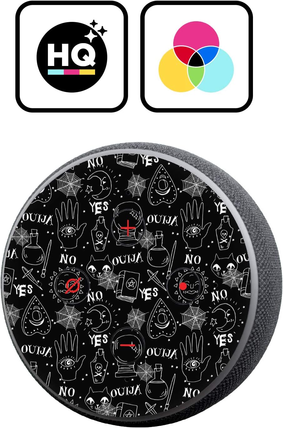 Head Case Designs Officially Licensed Andrea Lauren Design Witchcraft Art Mix Vinyl Sticker Skin Decal Cover Compatible with Amazon Echo Dot (2nd Gen) - Skin only Echo Dot (2nd Gen) is NOT Included