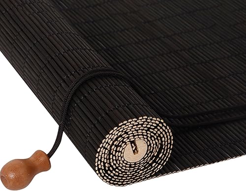 Persianas de bambú, persianas de bambú para ventanas interiores, persianas de bambú para patio, persianas de bambú para ventanas, tamaño
