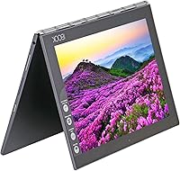 Vista 1 de Lenovo Yoga Book - Tablet Android FHD de 10.1 pulgadas, tableta 2 en 1 (procesador Intel Atom x5-Z8550, 4 GB de RAM, 64 GB SSD), Gunmetal, ZA0V0035US