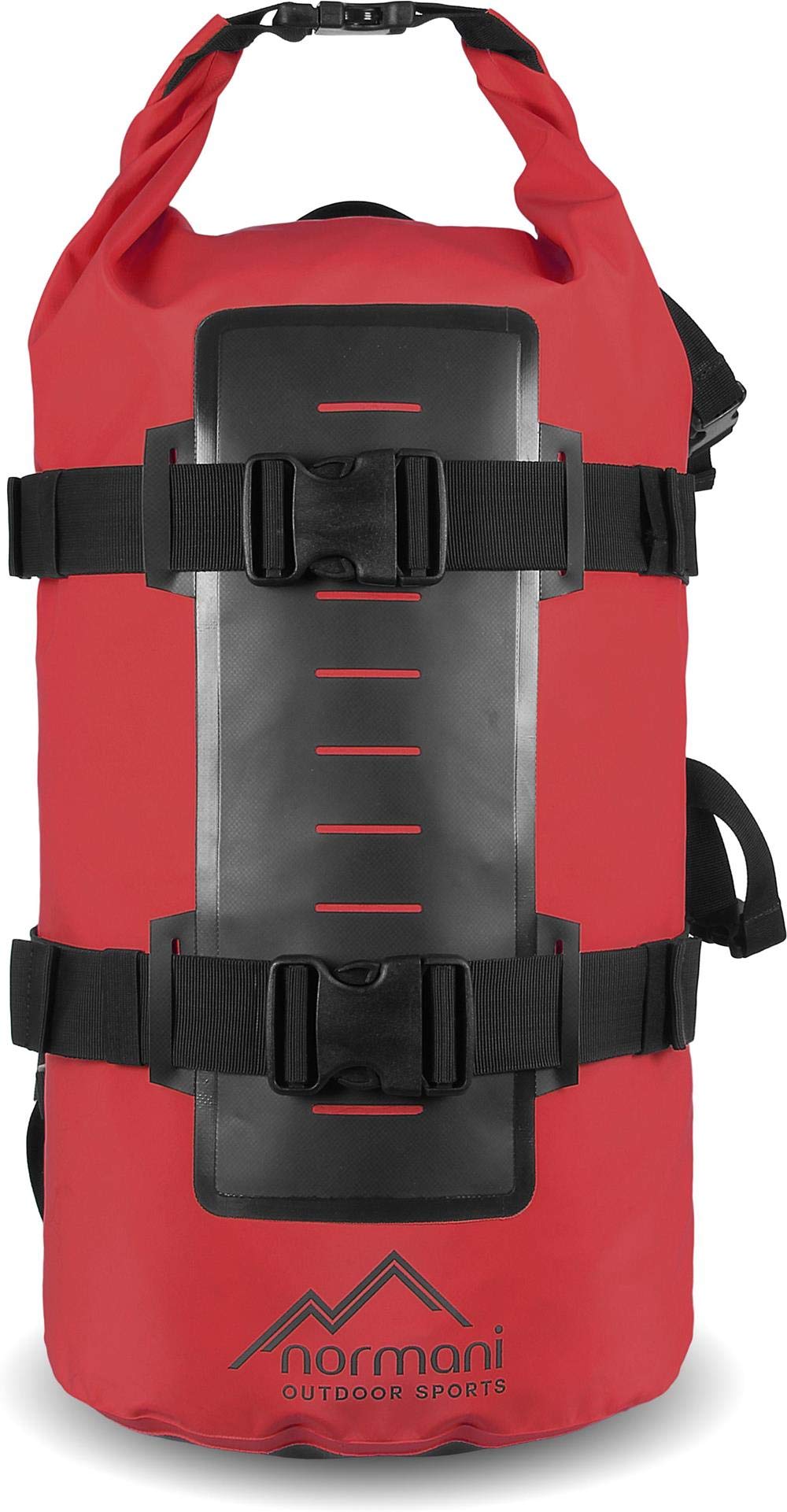 normani Rucksack Wasserdichter Trekking-Rucksack aus LKW-Plane, 40 Liter