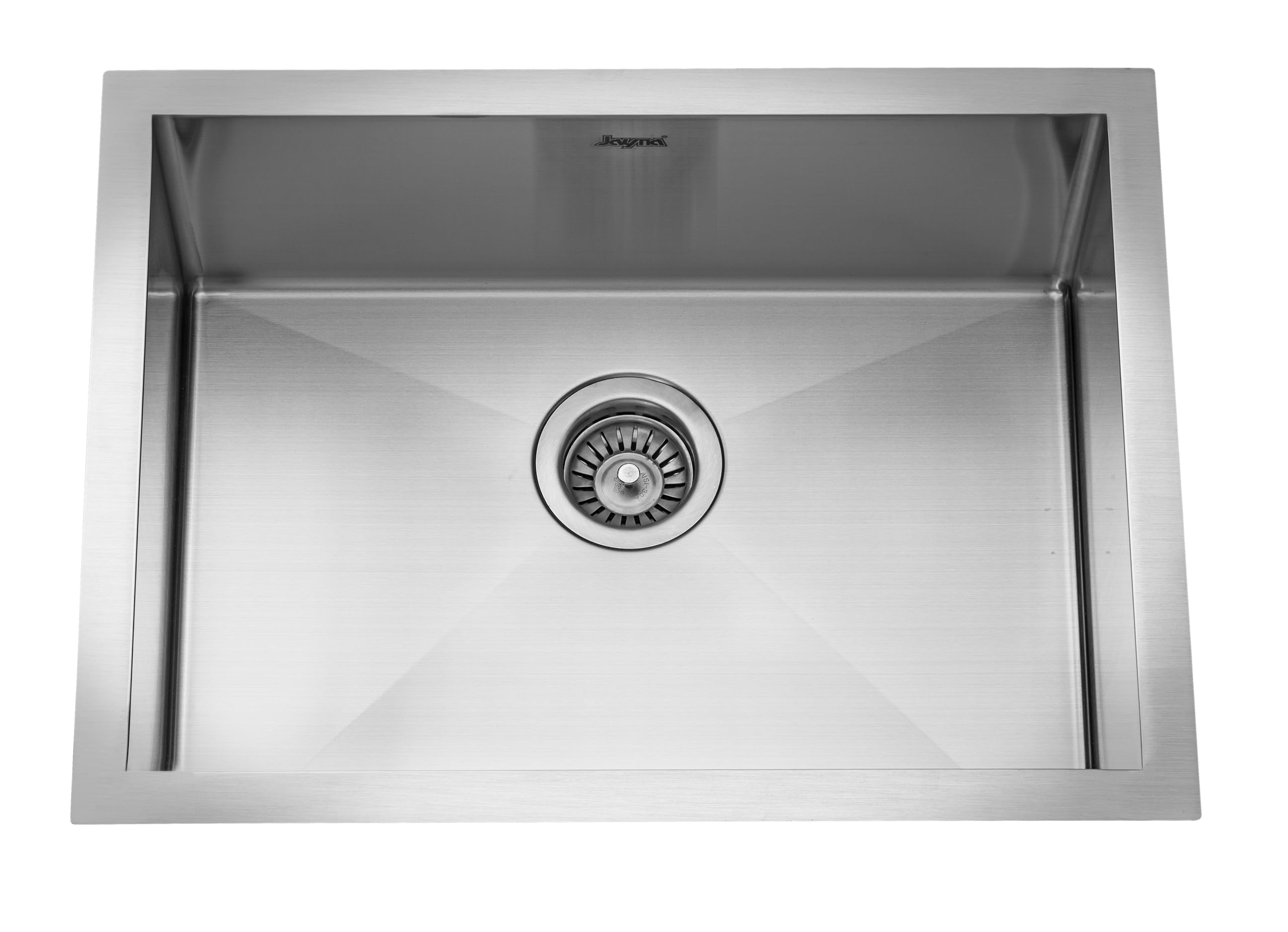 JAYNA Handmade Square Single Bowl Kitchen Sink – Model JNS 1816