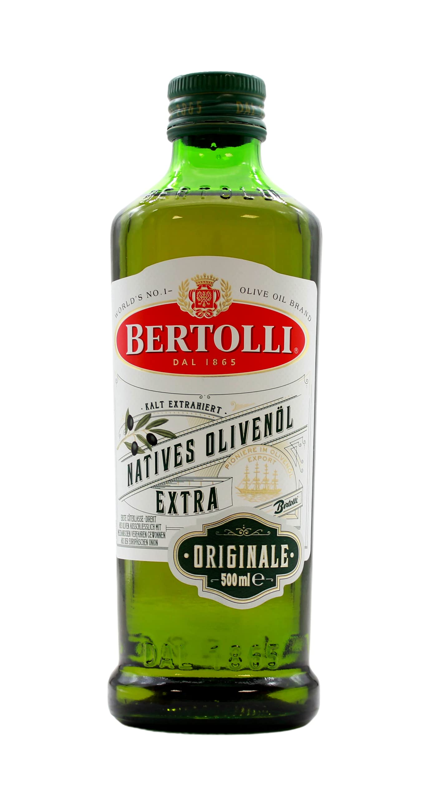 Bertoll i Oliwa z oliwek z pierwszego tłoczenia, zestaw 6 sztuk (6 x 500 ml)