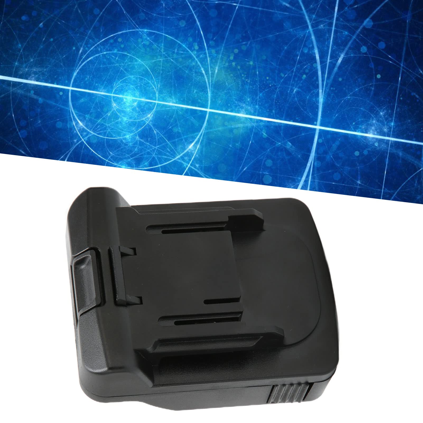 para Batería de Litio de 18 V para Adaptador de Herramienta Eléctrica Convertidor de Potencia de Herramienta Eléctrica, Negro