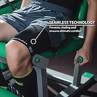 Vista 5 de Zensah Thigh Compression Sleeve - Support for Pulled Hamstring, Quad Strain, Groin Compression Wrap for Men and Women