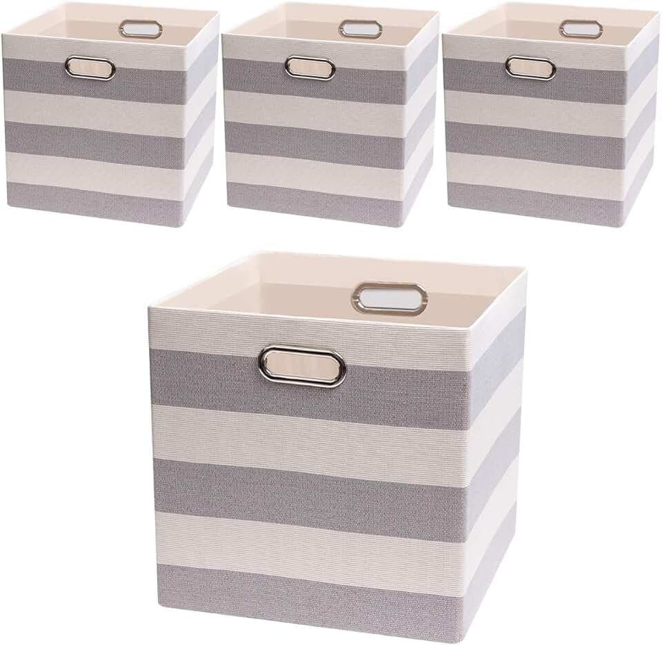 fabric storage bins 13x13