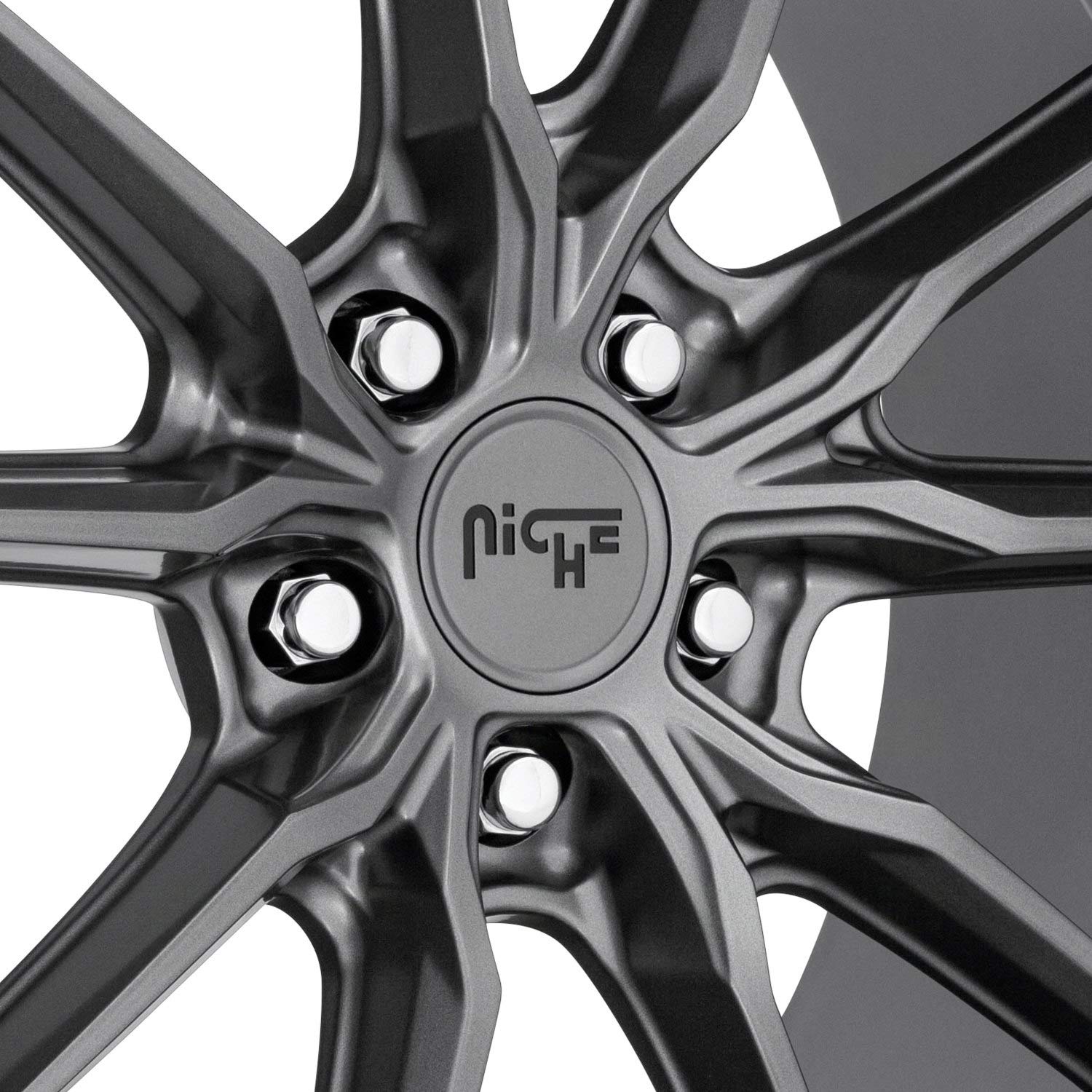 Amazon.com: NICHE M239 RAINIER Matte Anthracite Wheel with  