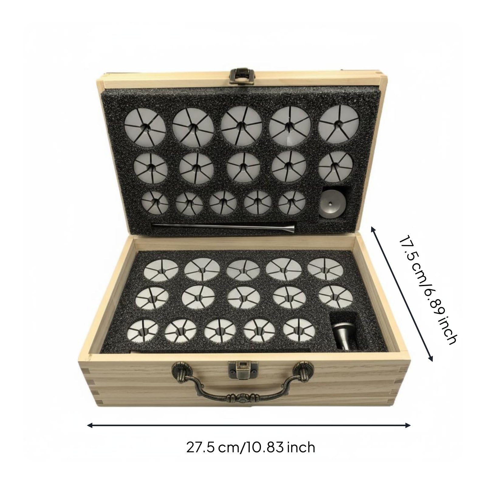 predolo Mandril Torno 8 Mm Sujeción Firme Mandril Inrno Reloj Alta Precisión Pinza Torno 8 Mm para Relojeros