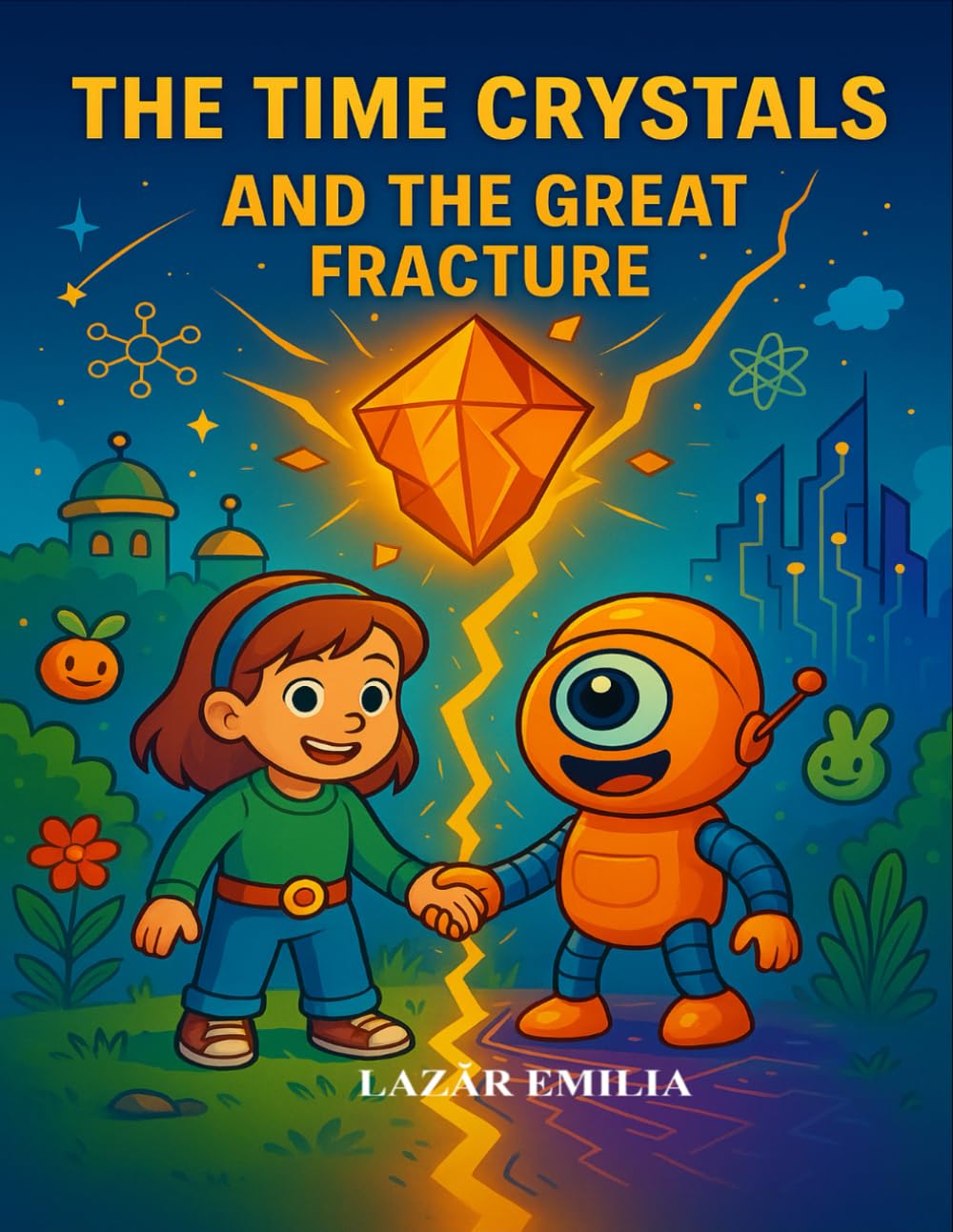 THEME: “The Time Crystals and the Great Fracture”: A Coloring Adventure Through Ancient Worlds, Future Eras, and the Great Temporal Fracture (MicroWorld Explorers Series)