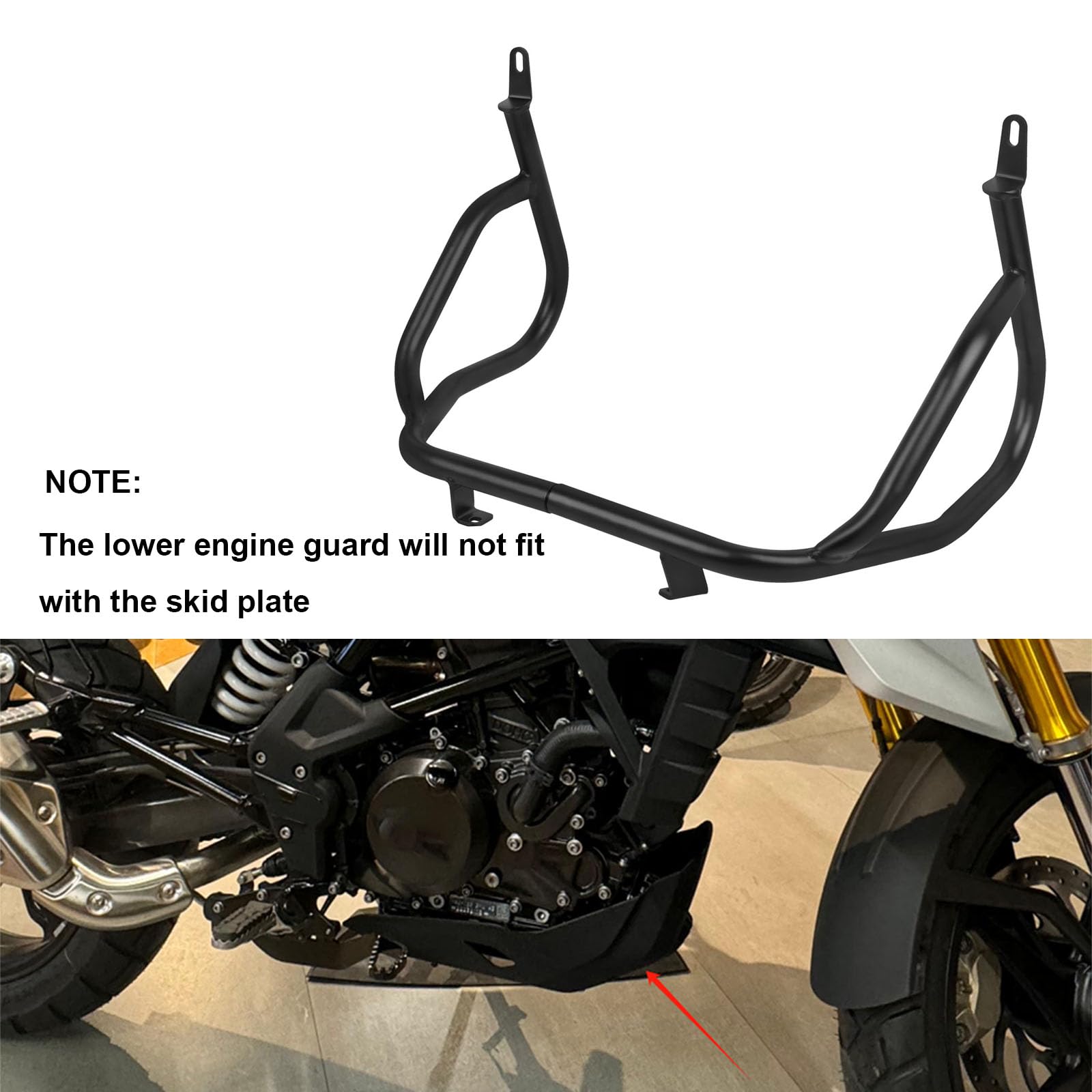 Engine Guard Givi Black Crash Bars Bmw G310gs 2017-2022