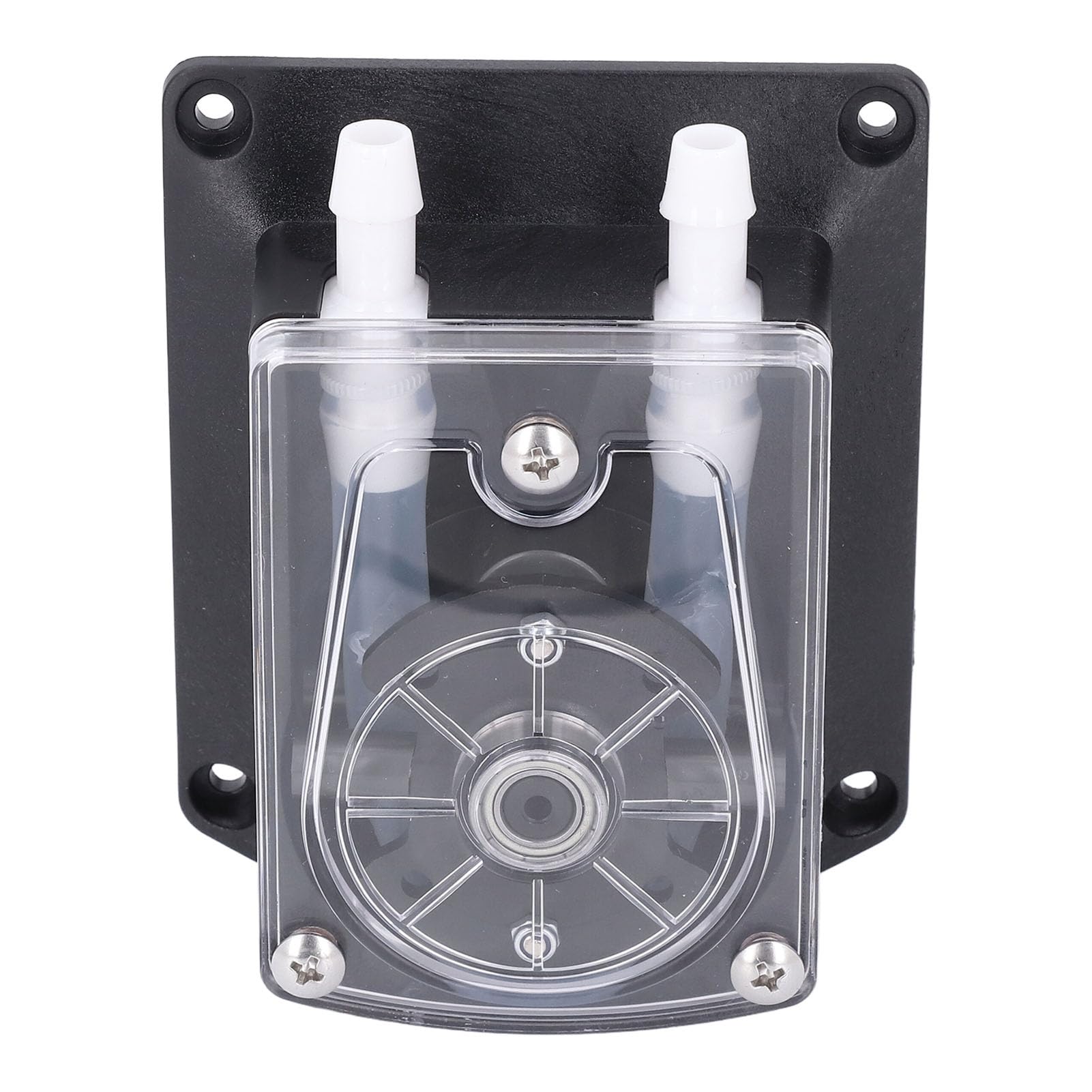 Zerodis Peristaltische Pumpe, Flüssigkeitsdosierung mit Durchfluss, Doppelkopfdesign, 1500 Ml Durchflussrate, Ideal für Industrielle Anwendungen und Lebensmittelmaschinen