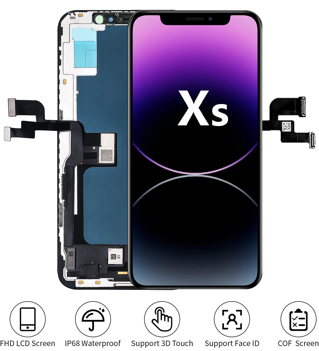 Amazon.com: MrR.OMW for iPhone Xs Screen Replacement Kit | FHD LCD