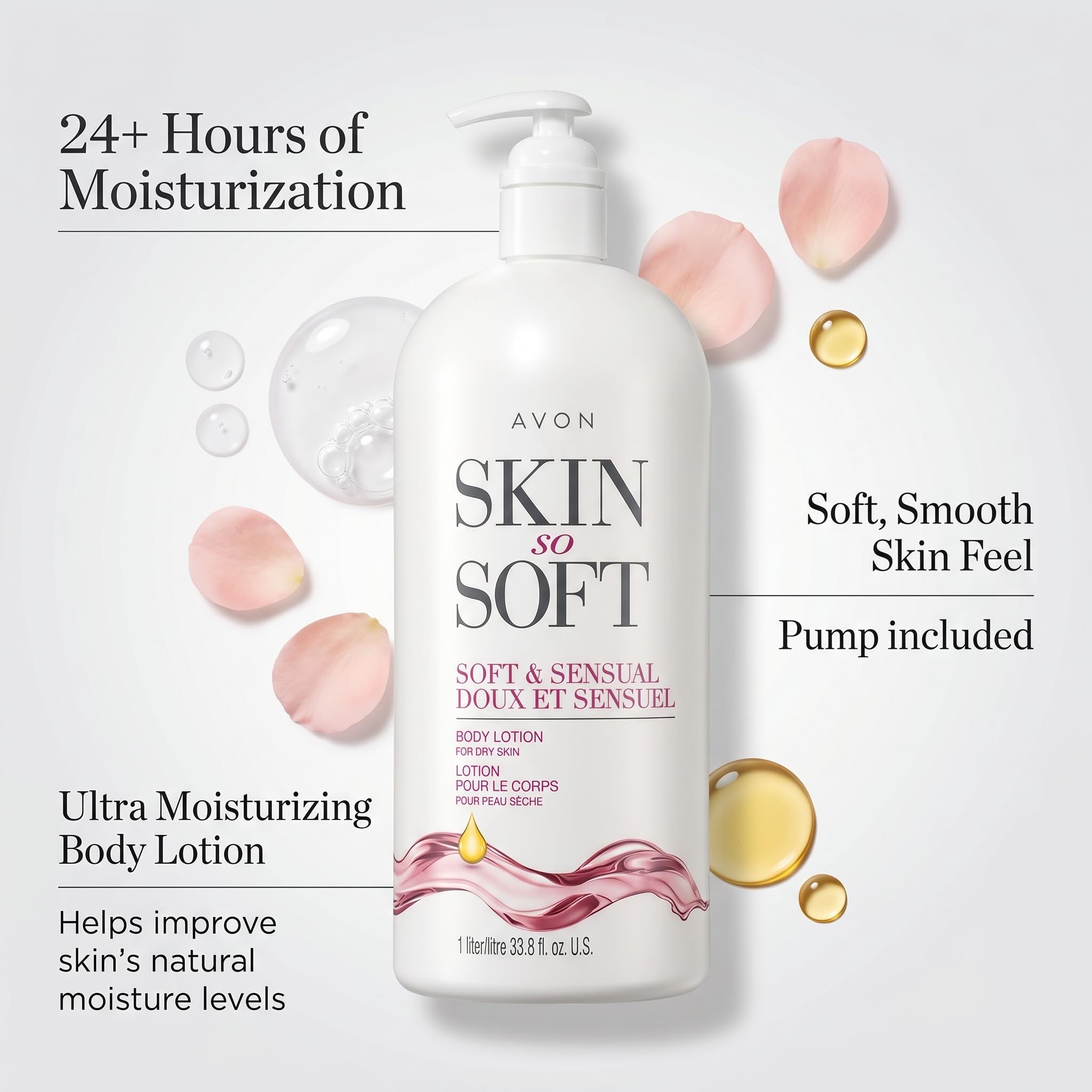 AVON Skin So Soft Soft & Sensual Body Lotion - 33.8 oz