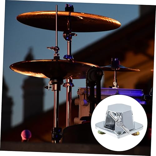 Miniatura 4 de Soportes de hardware Asiento de tambor Underscrubs Tom Montaje en tambor Soporte de montaje Tom Abrazadera de estante Aleación Tom Base Tom Base de