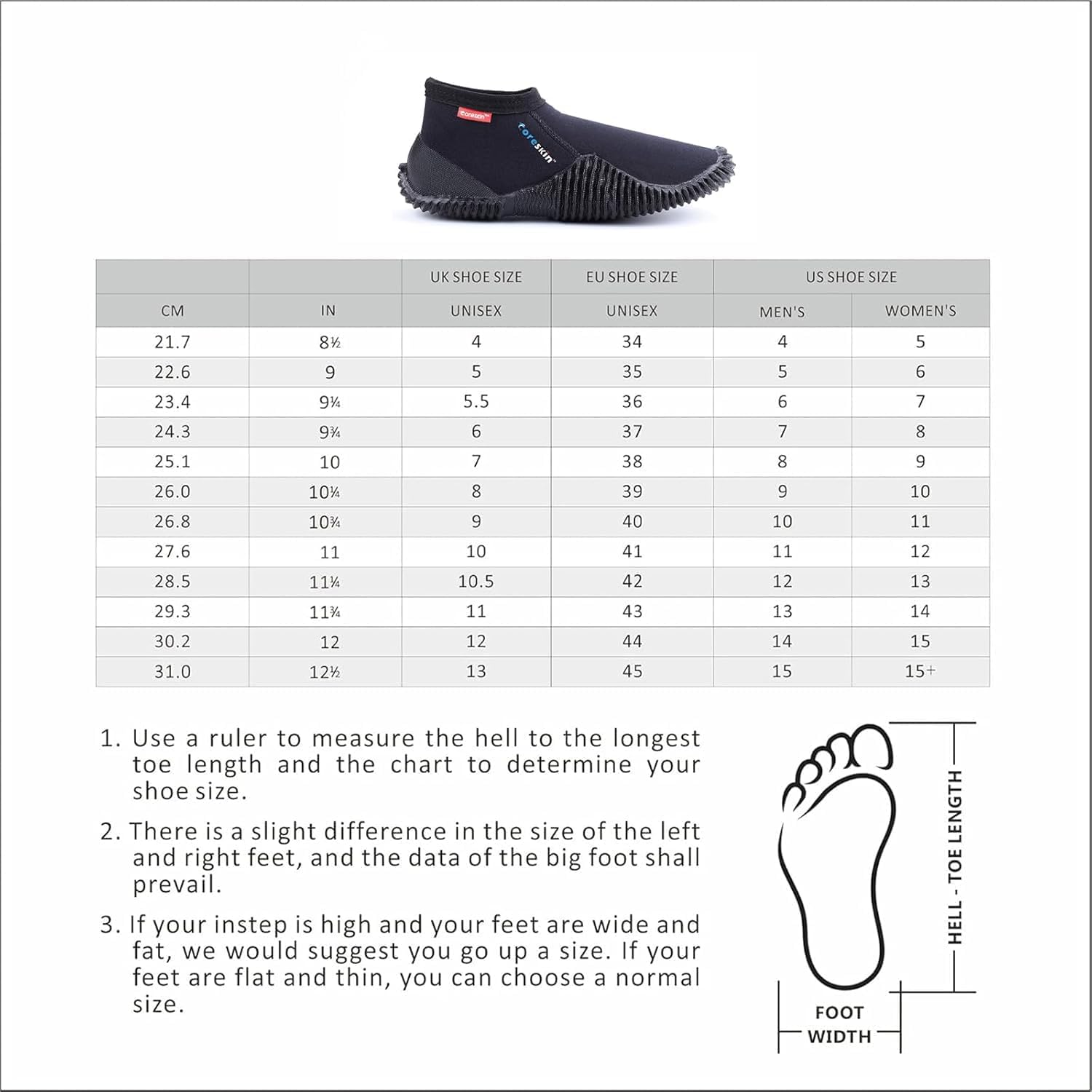 3mm Neoprene Diving Socks with Reinforced Heel and Toe, Anti-Skid Thermal Booties for Kayaking and Swimming - Image 8