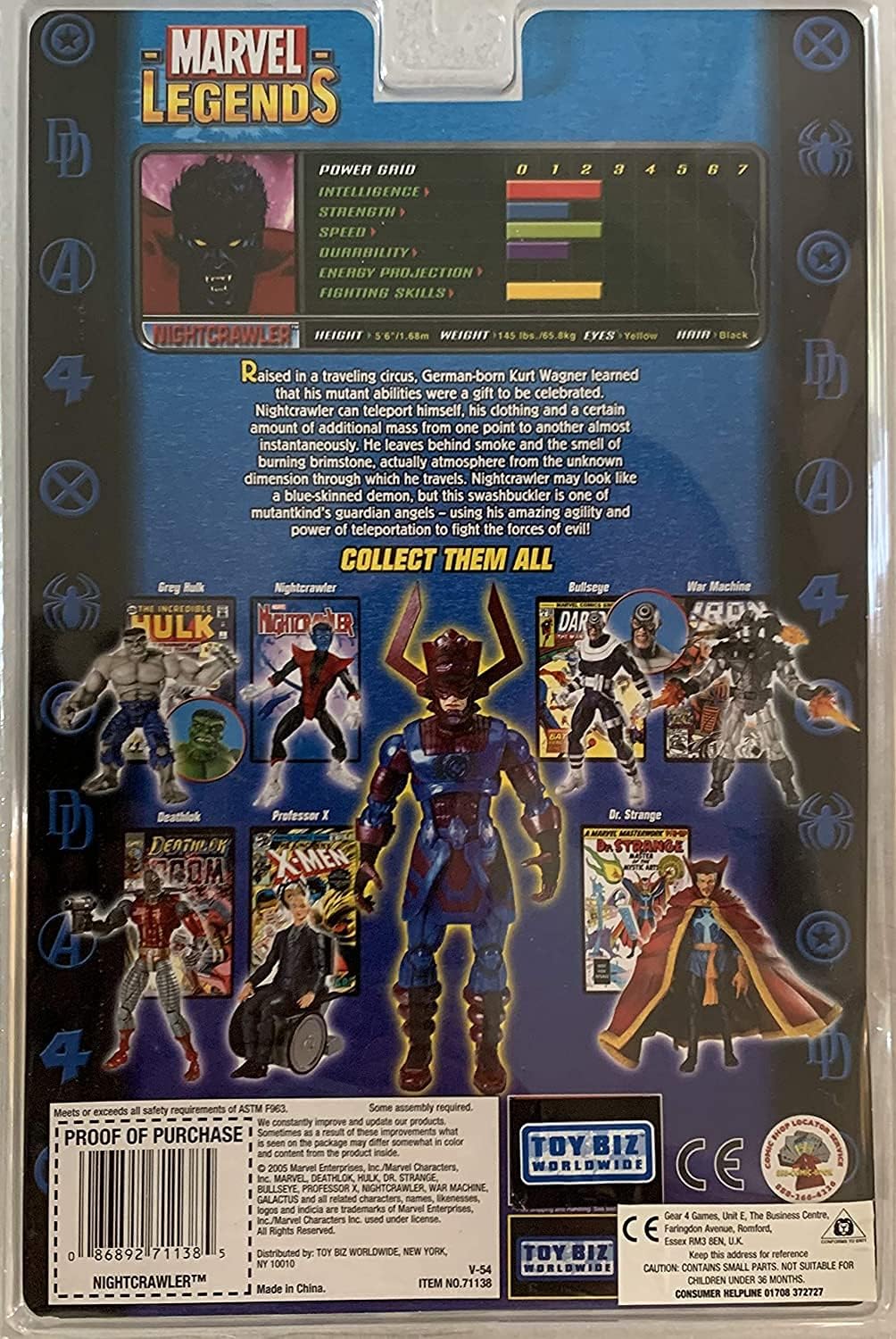 Marvel Legends Carded Nightcrawler
