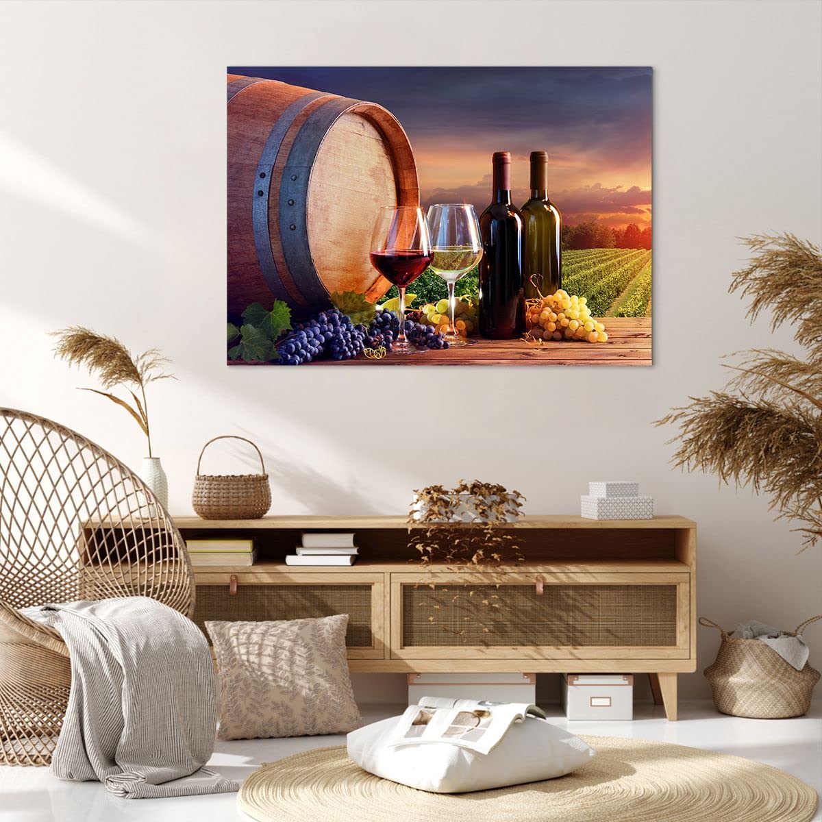 ARTTOR Lienzo Decorativo 100x70cm: El Mapa Del Mundo Animal Que Transformará Tu Salón | Cuadro Moderno Con Laterales Impresos, Listo Para Colgar Y Acabado Satinado Único
