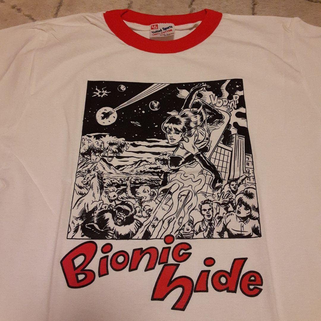 XJAPAM X hide the roxx tシャツ 松本秀人 フェルナンデス Amazon.co.jp: X Japan 松本秀人 Bionic hide リンガーTシャツM